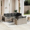 vidaXL Garden Sofa Set Grey - 2 of 4