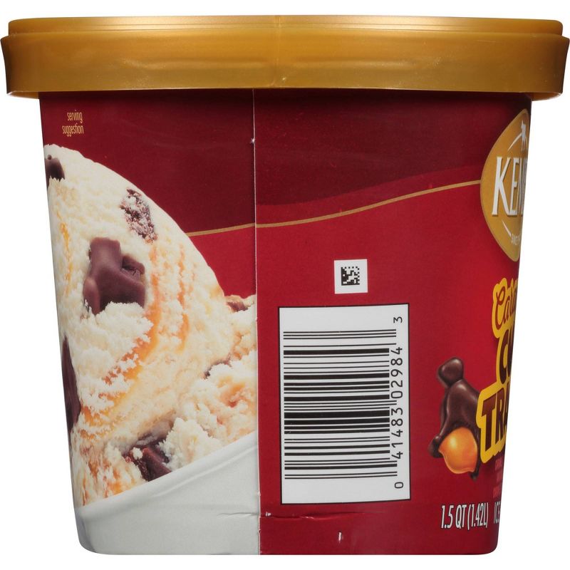 Kemps Caramel Cow Tracks Premium Ice Cream - 48oz, 4 of 7