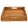 vidaXL Serving Tray 23.6"x13.8" Solid Wood Teak - 4 of 4