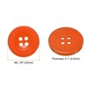 Unique Bargains Resin Craft DIY Round Flat 4-Hole Replacement Sewing Buttons 10 Pcs - 2 of 4
