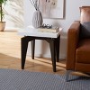 Josef End Table - FOX4224A - White/Dark Brown - Safavieh Couture - 2 of 4