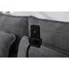 Mocamel 106" U-Shaped Modular Cloud Sofa, 4-Seat Chenille Sleeper with Chaise & Ottoman - 4 of 4