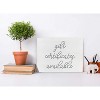 Darware White Gift Certificates Available Sign, Wood Retail Store Sign for Gift Cards / Certificates - 4 of 4