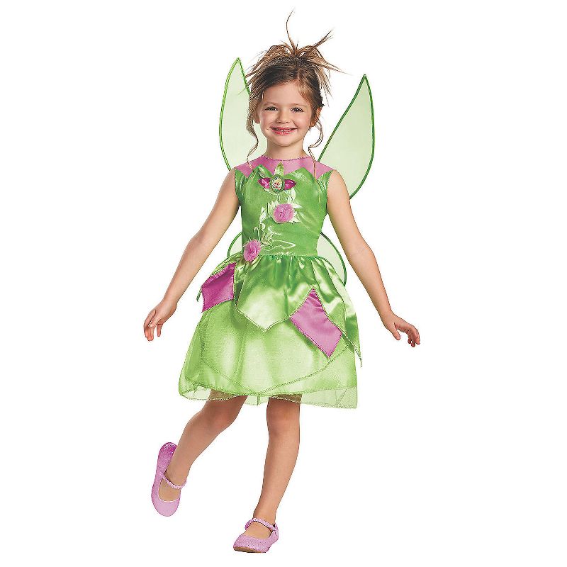 Disguise Toddler Girls' Peter Pan Tinker Bell Dress Costume, 1 of 2