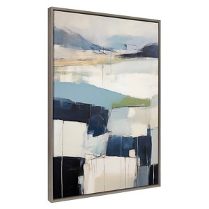 Kate & Laurel All Things Decor 31.5"x41.5" Sylvie Skyline I Framed Canvas by Amy Lighthall Gray - 1 of 4
