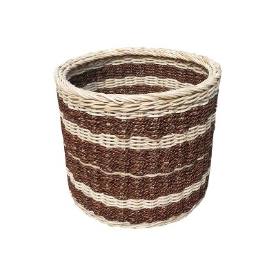D-Art Collection Abaca Dominant Round Storage Basket