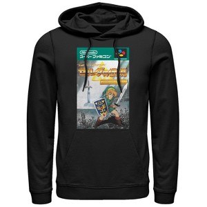 Men's Nintendo Legend of Zelda Japanese Cover Art Pull Over Hoodie - 1 of 3
