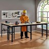 AMERLIFE Adjustable Workbench with Power Outlets,  Heavy Duty Work Table - 2 of 4