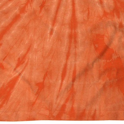 orange spider tie dye