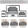 61.4" Pull-Out Sleeper Sofa Bed, Upholstered Convertible Loveseats Sofa with Adjsutable Back - ModernLuxe - 4 of 4