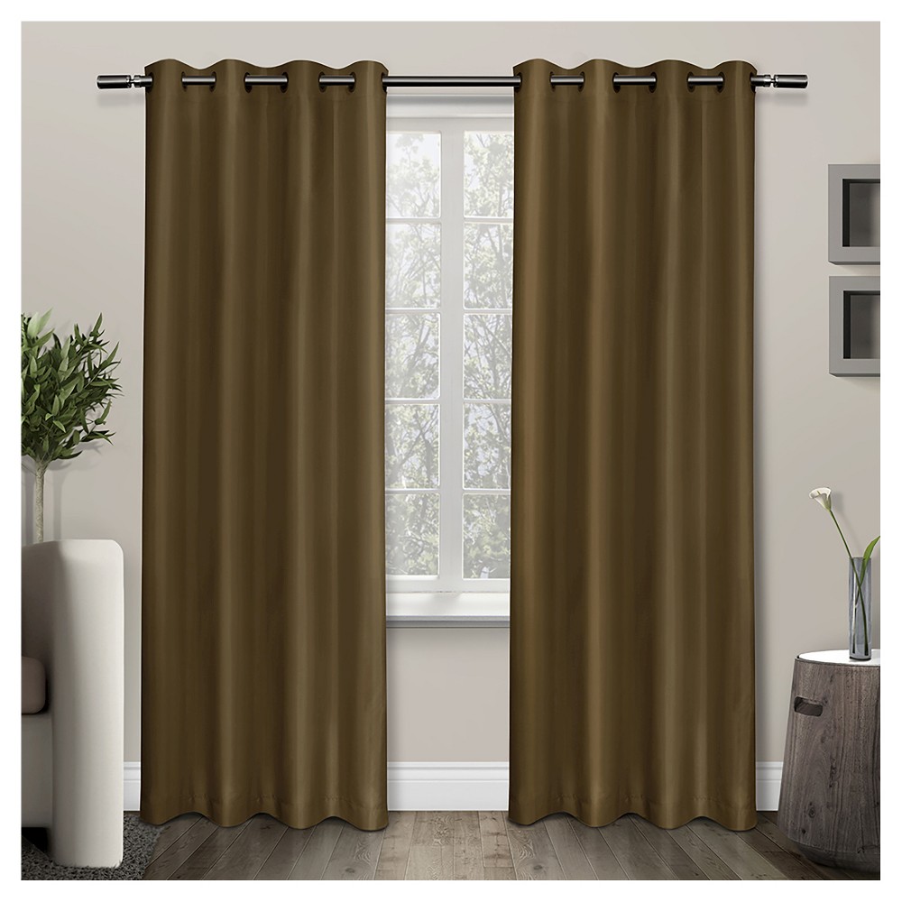UPC 642472004065 product image for Exclusive Home Shantung Curtain Panels - Set of 2 Panels - Almond - 54