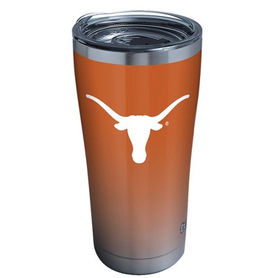 NCAA Texas Longhorns 20oz Ombre Stainless Steel Tumbler with Lid