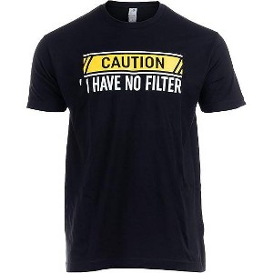 LEVEN SIXTEEN Funny Men’s T-Shirt – “No Filter” - 1 of 3