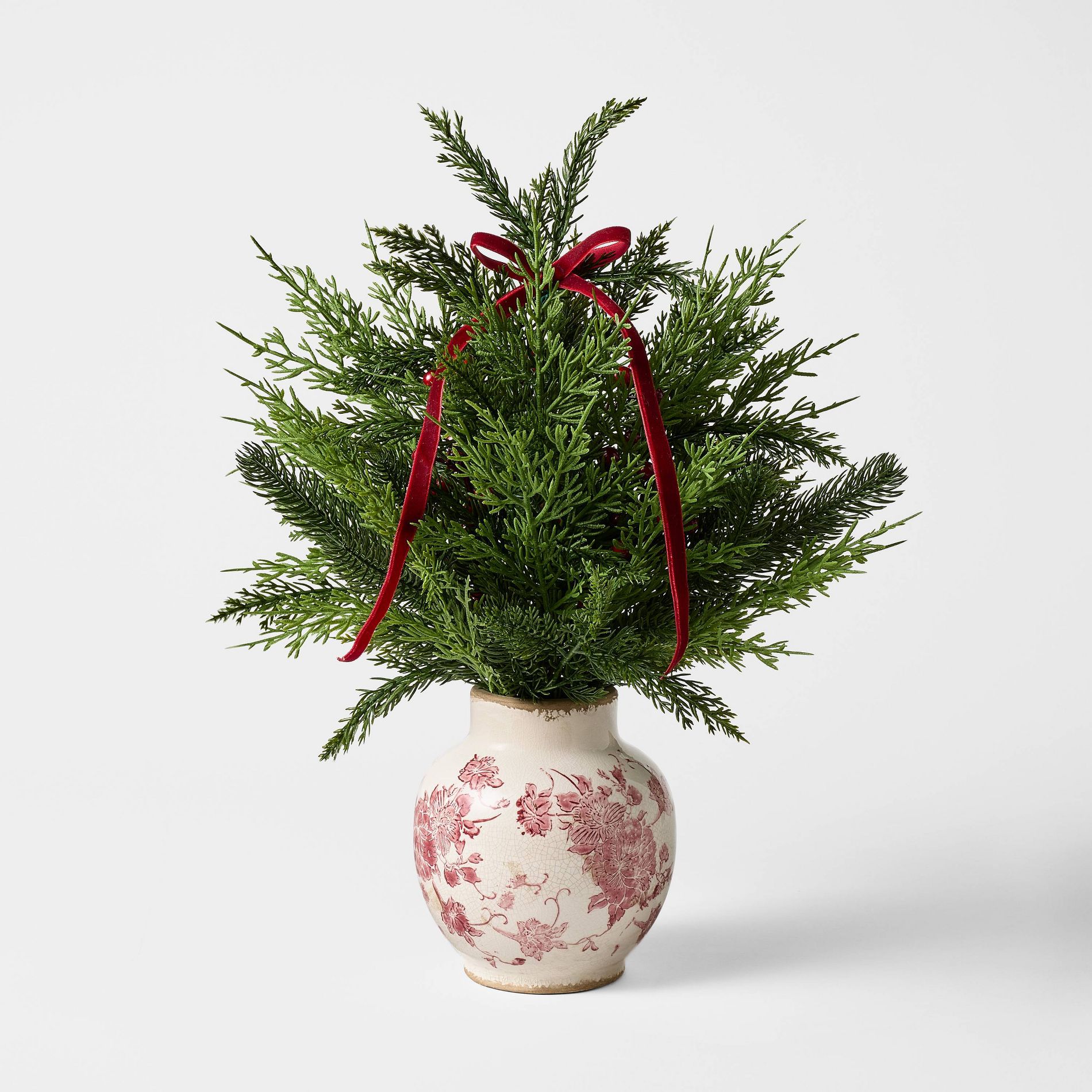 Pine and Red Berry Christmas Arrangement - Threshold™ designed with Studio McGee