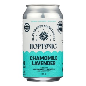 Hoptonic Tea - Sparkling Herbal Tea Chamomile - Case of 6 - 12 fl oz - 1 of 1