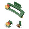 Unique Bargains Christmas Hair Clips Square Bow Tie Bell for Christmas 3.35"x1.77"x1.57" Green 1 Pc - 3 of 4