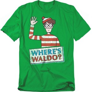 Wheres Waldo Waldo Wave Adult T-Shirt - 1 of 4