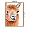 Amanti Art Alpaca by Ohkimiko  Framed Canvas Wall Art - 3 of 4