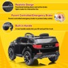Ride on Car for Kids, 12V Battery Powered Sports Car with 2 Speeds, Parent Control, Sound System, LED Headlights and Hydraulic Doors for 3-8 - 3 of 4