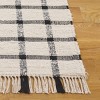 Montauk MTK322 Hand Woven Indoor Area Rug - Ivory/Black - 6'x9'- Safavieh - 3 of 4