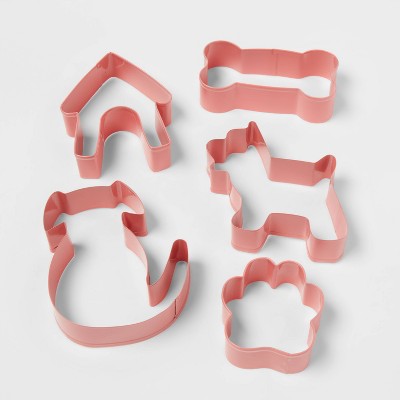 5pc Stainless Steel Cookie Cutter Set - Threshold™