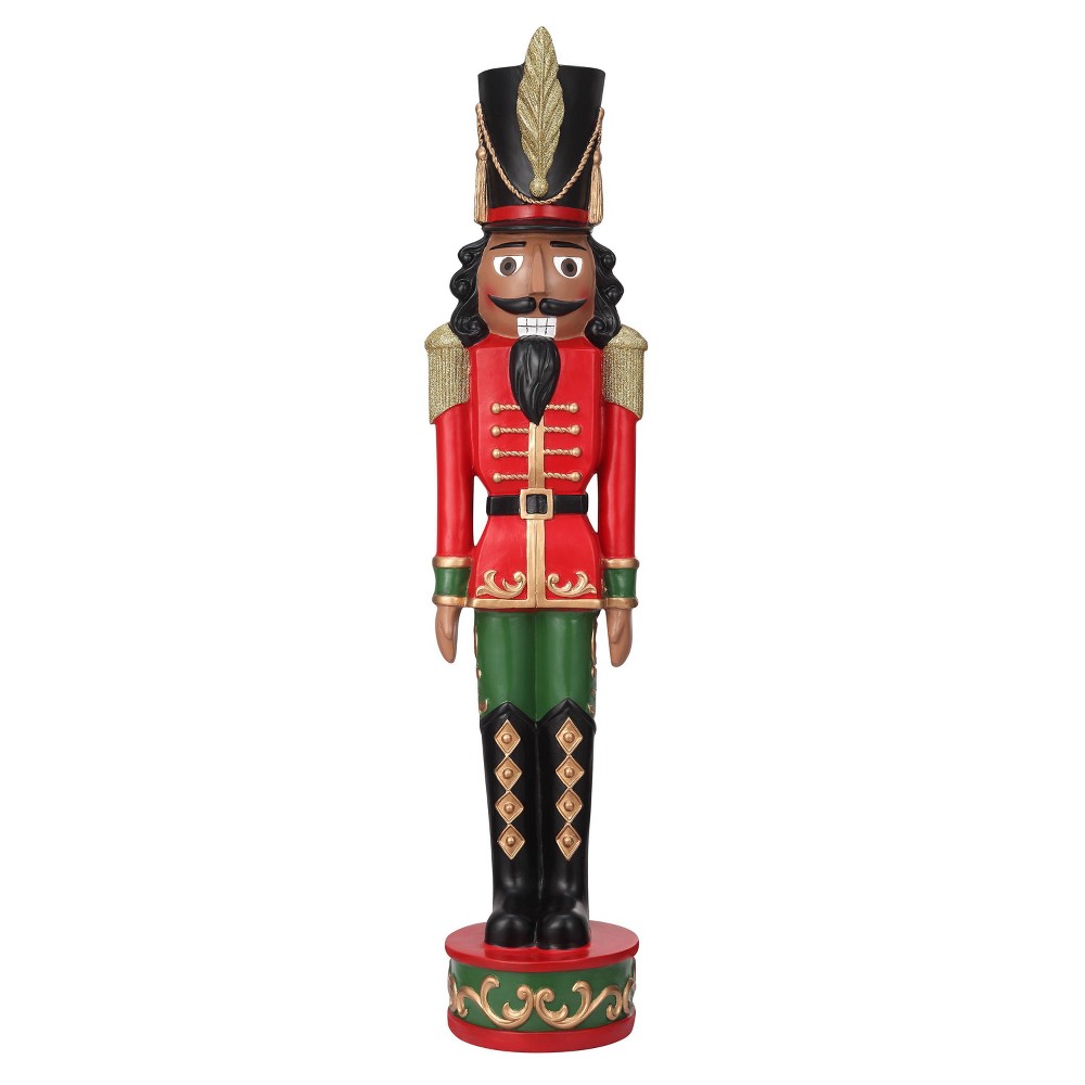 Photos - Other Decoration Haute Décor 37" Christmas Decorative Nutcracker Red/Green