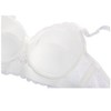 Allegra K Women Full Cup Breathable Comfort Floral Lace Non-Padded Underwired Bra - 3 of 4