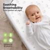 KeaBabies Organic Bassinet Sheet for Baby Girls, Boys, 2-Pack Soothe Bassinet Fitted Sheets, Bedside Bassinet Mattress Sheet - 4 of 4