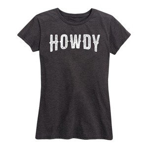 Women's - Country Casuals - Howdy Short Sleeve Graphic T-Shirt - 1 of 4