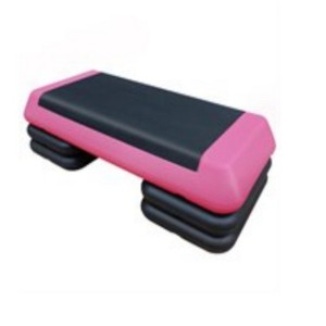 SEVOBAL Adjustable Workout Aerobic Stepper in Fitness Exercise Step Platform Trainer Workout Aerobic Exercise Step Platform, Pink, 30"*13.8"*4" - 1 of 4