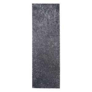 Plush Shag Fuzzy Soft Modern Solid Indoor Area Rug or Runner with Cotton Backing by Blue Nile Mills - 1 of 4