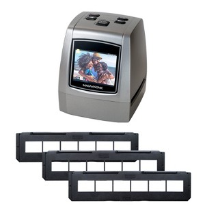 Magnasonic All-In-One High Resolution 24MP Film Scanner with 35mm Negative Film Holders, Converts Film Slides Negatives - Silver - 1 of 4