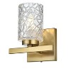 Elegant Lighting Cassie 7 inch Wall Sconce in Satin Gold - 3 of 4