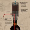 SereneLife Electric Wine Pump Aerator Dispenser PSLWPMP50 - Red - 2 of 4