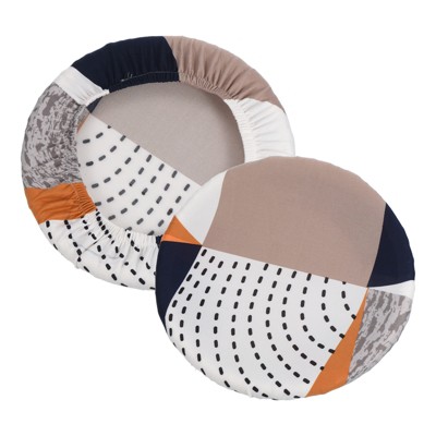 Unique Bargains Round Washable Elastic Bar Seat Cover for Dia 12"-18" Chair