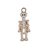 John Bead 10pcs Sweet & Petite Skelton, Simple Halloween Charms - 2 of 4