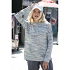 Slickblue Heather Grey Top, Button Front Detail, Long Sleeve Tee, Casual Fit, Sizes S to L - 2 of 3
