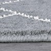Modern Rug Fluffy Rug Soft Small Rug Geometric Rug, 2' x 3' Dark Gray - 4 of 4