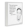 Stupell Industries Personal Dignity Jackie Robinson Quote Black and White Framed Giclee Art - 3 of 4