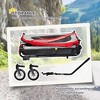 Kumasinova 2-in-1 Pet Bike Trailer,Road-Visibility Bicycle Stroller,Weather-Strong Bike Wagon,Sidecar Attachment,44LB Capacity for Small Dogs - 4 of 4