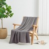 100% Cotton Waffle Weave All-Season Throw Blanket - Great Bay Home - 3 of 4