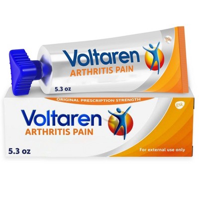 Voltaren Diclofenac Sodium Topical Arthritis Pain Relief Gel Tube - 5.3 oz