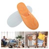 Unique Bargains Striped Coral Fleece Disposable Slippers 1 Pair - 4 of 4