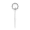 Black Bow Jewelry 14k White Gold, Sophia Collection, Small Script Initial E Pendant - 2 of 4