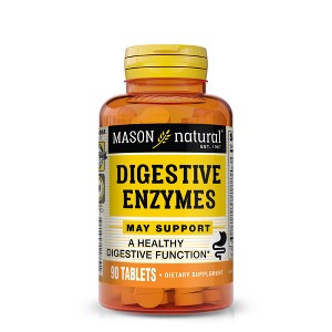 Mason Natural Digestive Enzymes Dietary Supplement Tablets - 90ct - 1 of 4