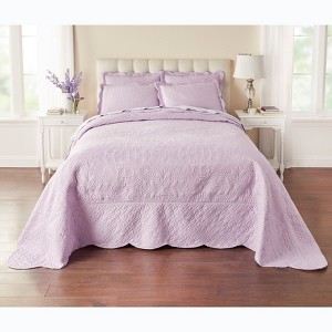 BrylaneHome Lily Damask Bedspread Bedding Collection - 1 of 4