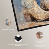 Art Remedy Glam Cowgirl Boots Chic Farmhouse Wall Art Framed - 2 of 4