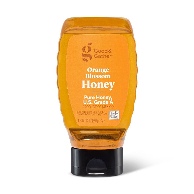 Pure Orange Blossom Honey - 12oz - Good &#38; Gather&#8482;, 1 of 5