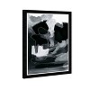 13" x 19" Manchas Abstract Framed Wall Art Black - Hatcher and Ethan: Modern Decor, Vertical Orientation - 2 of 4