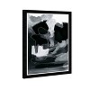 13" x 19" Manchas Abstract Framed Wall Art Black - Hatcher and Ethan: Modern Decor, Vertical Orientation - image 2 of 4